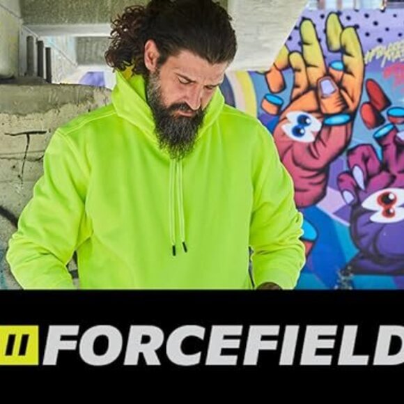 Safety Orange w/Reflectors V-Neck T-Shirt! - Picture 8 of 10